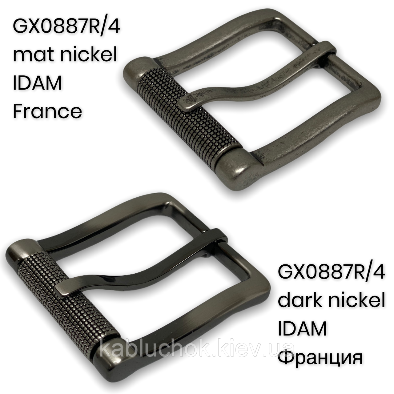 Пряжка пасова IDAM GX0887R/4, ширина 40 мм (2 кольори на вибір)