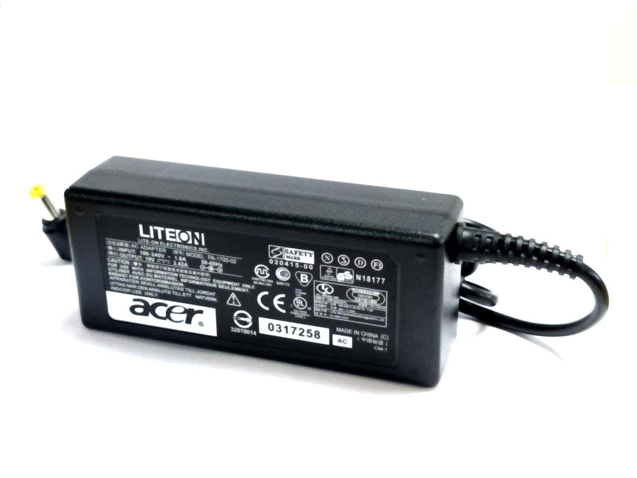 Зарядное устройство для ноутбука ACER Aspire 3020 19V 3.42A 65W - фото 1 - id-p557514937