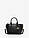 Сумка Michael Kors Elson Small Pebbled Leather Satchel Black (30F0G1ES5L), фото 6
