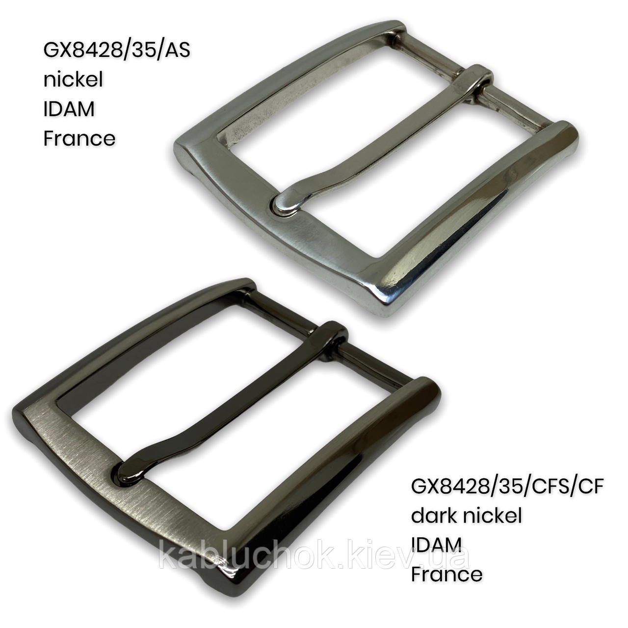 Пряжка пасова IDAM GX8428/35/AS, ширина 35 мм (2 кольори на вибір)