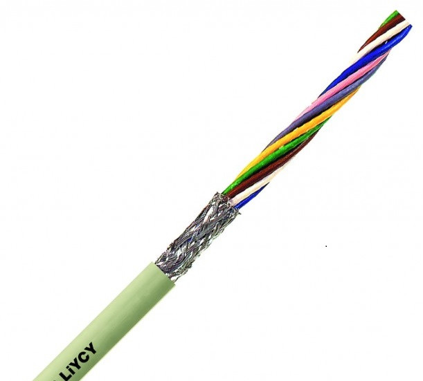 Кабель мідний екранований для передачі даних LiYCY 8х0,25 mm2 LY02508