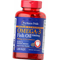 Омега 3 Triple Strength Omega-3 Fish Oil 1400 mg 120 капс риб'ячий жир, фото 2