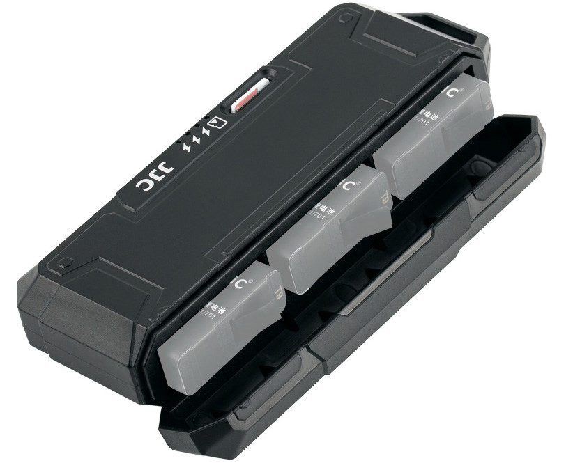 Зарядний пристрій JJC-TC-GP3 для акумуляторів GoPro AABAT-001 (AHDBT-501) з картридером microSD/TF card, фото 1