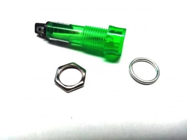 Сигнальна арматура XD10-3 od=10mm 12V (зелений) Daier