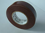 Ізолента 3M Temflex 1500 Brown 19 мм х20 м, фото 6
