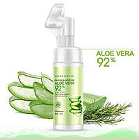 Очищающая пенка с Алоэ Вера для умывания с щеточкой BIOAQUA Aloe Vera Refresh and Moisture (120 мл)