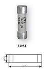 Запобіжники циліндричні CH 14 x 51 gG, 25A / 690V, фото 3