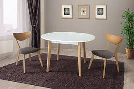 Обідній розкладний стіл в скандинавському стилі Омега -2 Модуль Люкс, ясен