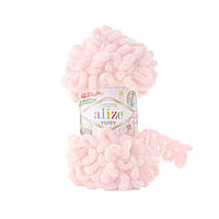 Alize PUFFY (Пуффи) № 639 светло-розовый (Пряжа, нитки для вязания руками)