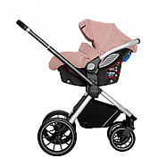 Універсальна коляска 3 в 1 Carello Optima CRL-6504 Hot Pink Текстиль льон Сумка для мами, фото 7