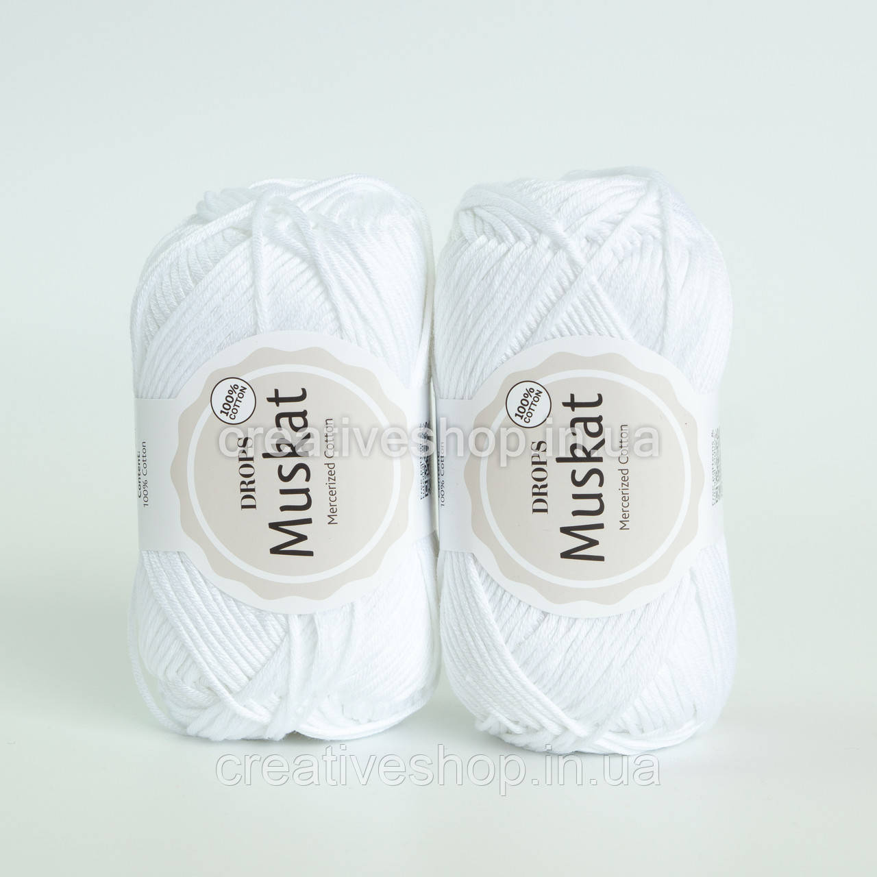 Пряжа DROPS Muskat (колір 18 white)
