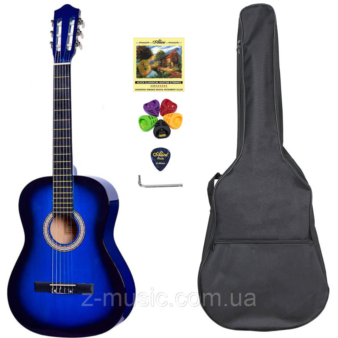 Гітара класична 4/4 Olive Tree CG-39 BL (чохол, медіатор, скарбничка, струна, ключ)
