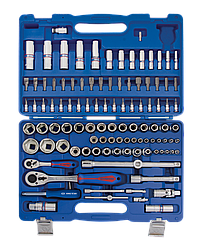 Набір інструментів універсальний 109 од. 1/4 "+1/2" 6-ти гранні KING TONY SC7510MR