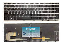 Оригинальная клавиатура для HP EliteBook 850 G5, 755 G5, Zbook 15U G5, G6 series, трекпоинт, подсветка