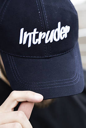 Кепка Intruder чоловіча | жіноча синя брендовий big logo + Фірмовий подарунок, фото 2