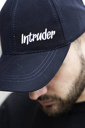 Кепка Intruder чоловіча | жіноча синя брендовий small logo + Фірмовий подарунок, фото 3