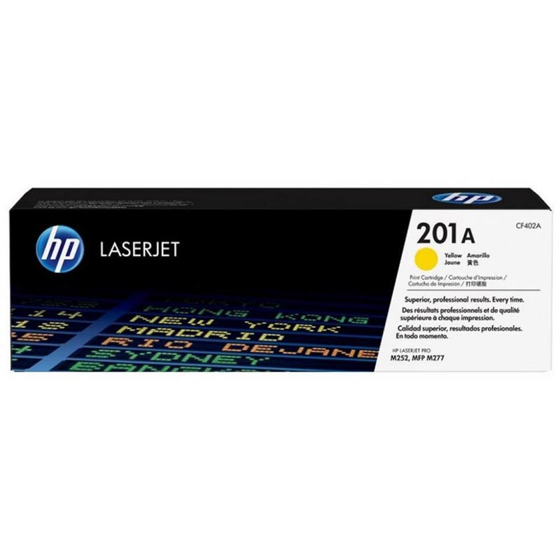 Картридж HP 201A Yellow CF402A для принтера Color LJ Pro M277dw, M277n, M252dw, M274n, M252n