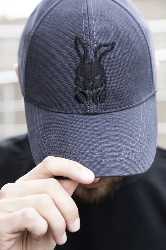 Кепка Intruder чоловіча | жіноча сіра брендовий bunny logo + Фірмовий подарокс, фото 2