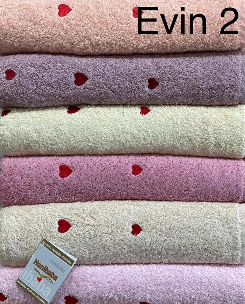 Набір лазневих рушників 70x140 (Vip Cotton) "Evin-2" 6 шт Altinbasak Туреччина
