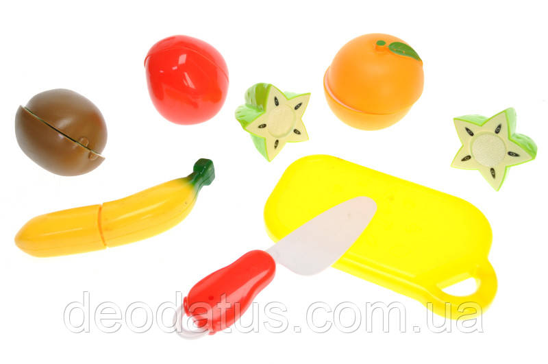 Дитячий набір фруктів і овочів на липучках JF000-6A р.26*18,5*6см, фото 1