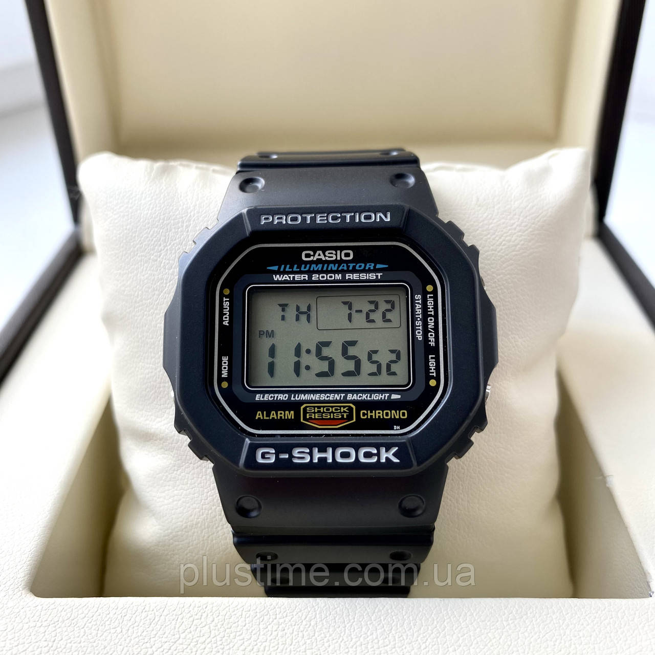 Часы CASIO G-Shock DW-5600E наручные спортивные водостойкие с таймером, секундомером, подсветкой - фото 2 - id-p1429209925