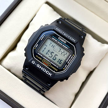 Годинник CASIO G-Shock DW-5600E наручний спортивний водостійкий з таймером, секундоміром, підсвіткою