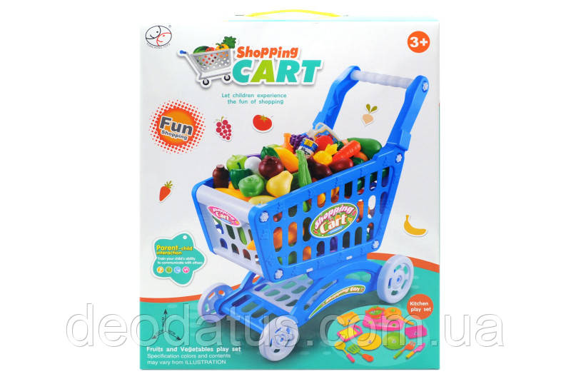 Дитячий ігровий набір "Супермаркет"  з корзиною і продуктами 085 р. 40*9*49см