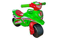 Детский Мотоцикл беговел "Sport" зелёный 0138/50 DOLONI