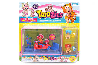 Набір Twozies 1 cезон Дорожня подорож, аксесуари і колекційний пупсик з вихованцем Twozies 23529