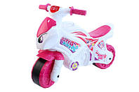 Мотоцикл толокар для дівчинки музичний "Принцеса" 6368 ТЕХНОК