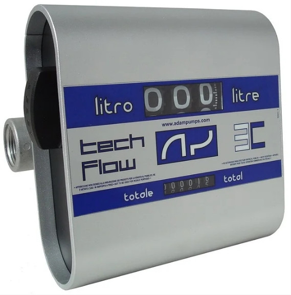 Лічильник обліку витрати дизпалива 20-120 л/хв. для Міні АЗС Tech Flow 3C Adam Pumps (Італія)