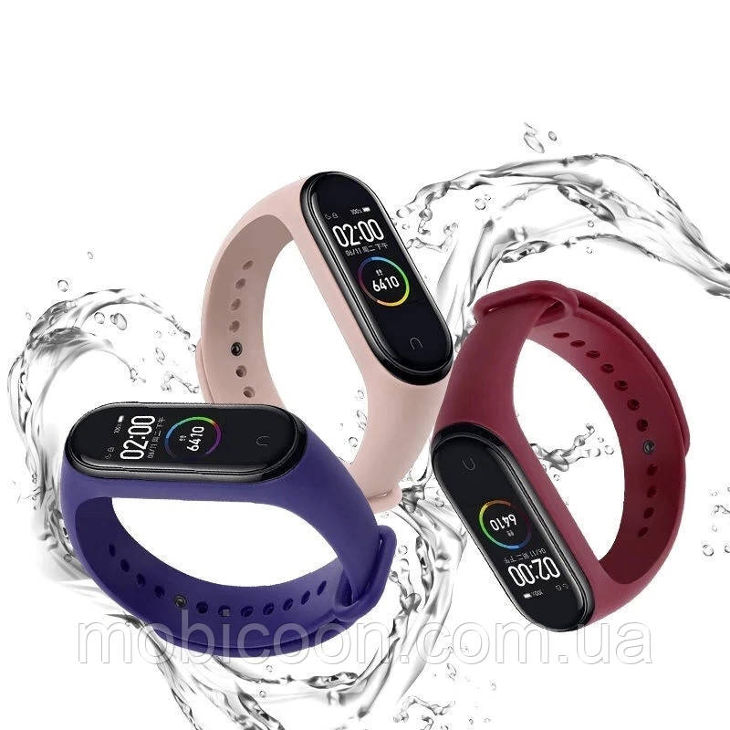 Ремінець силіконовий для Xiaomi Mi Band 6, фото 1
