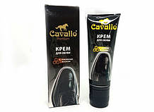 Крем для взуття чорний з аплікатором Cavallo