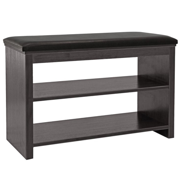 Банкетка з м'яким сидінням і полицями "Сіті 3"