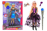 Кукла шарнирная Волшебница в костюме типа Барби с волшебной палочкой Маскарад DEFA Masquerade 8395