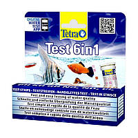 Набор индикаторных тестов для воды Tetra «Test 6in1» 10 шт. (283725)