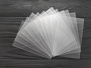 Поліефірне скло ПЕТ для фоторамок, замінник скла для захисту фото, оргскло 10х15 см. Гнучке
