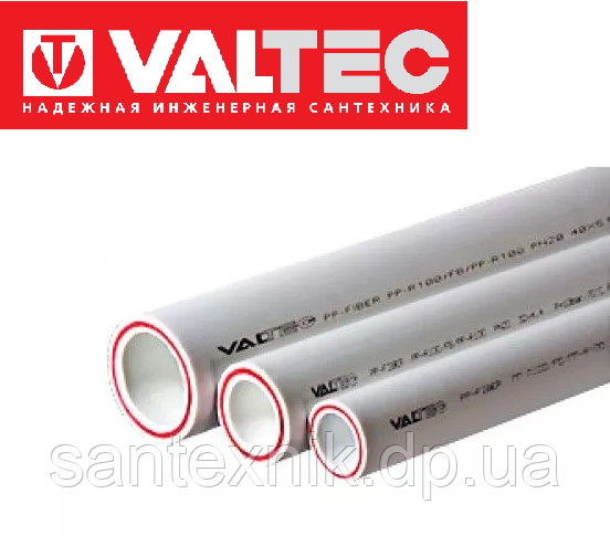 ТРУБА ПОЛІПРОПІЛЕНОВА VALTEC ПН20 25d СКЛО