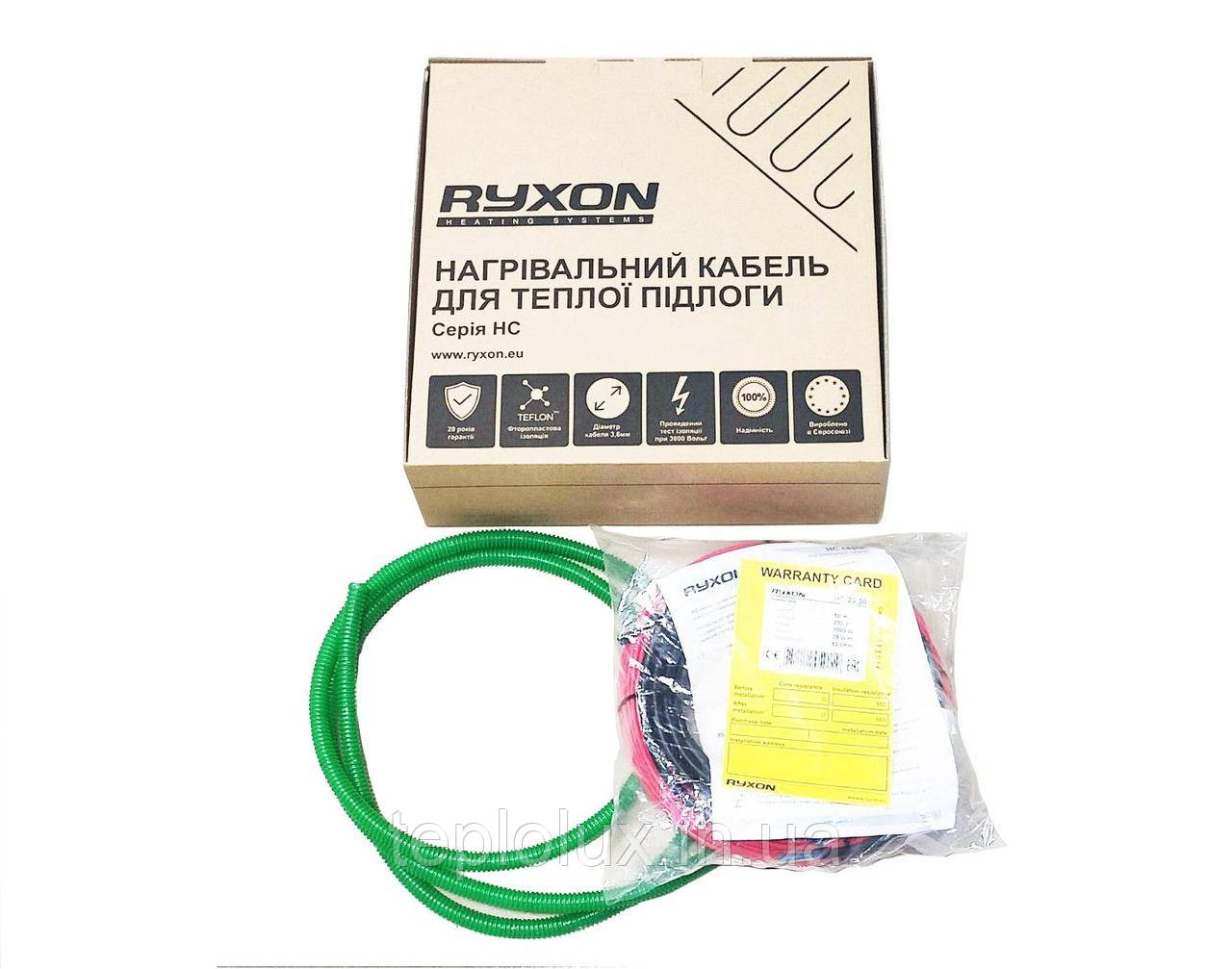 Ryxon тонкий Нагрівальний двожильний кабель в комплекті 20 HC - 600 Вт (30 м) (523-15538), фото 1