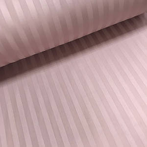 Сатин 100% бавовна (ТУРЦІЯ шир. 2,4 м) Stripes колір темна пудра (SAT-ST-FR-19)