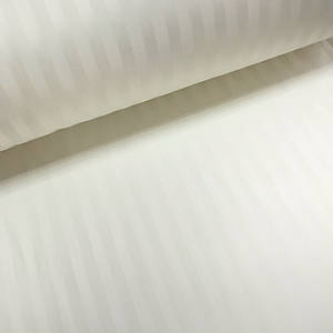 Страйп Сатин молочний 100% бавовна (ТУРЦІЯ шир. 2,4 м) (SAT-ST-FR-2)