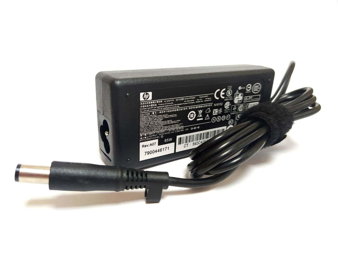 Блок питания для ноутбука HP Pavilion dv4-1000ea 18,5V 3,5A 7,4*5,0 - фото 1 - id-p330607499