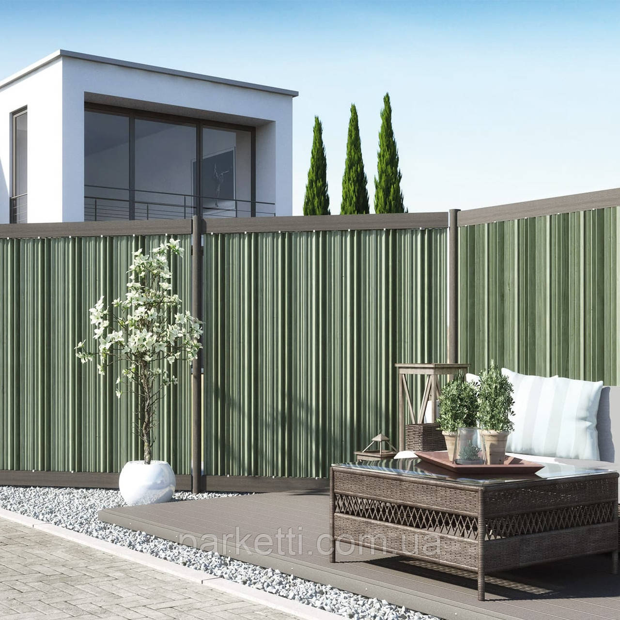 EasyDeck Blickfung jade система огорож 270 x 35 х 1602 mm, фото 1