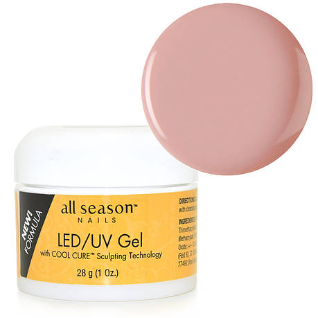 Камуфлює LED/UV-гель All Season Opaque Pink, 28 г, фото 2