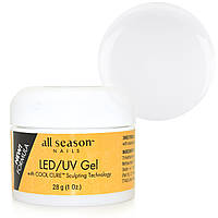 Прозрачный LED/UV-гель All Season Clear, 28 г