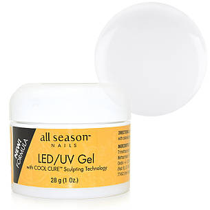 Прозорий LED/UV-гель Clear All Season, 28 р, фото 2