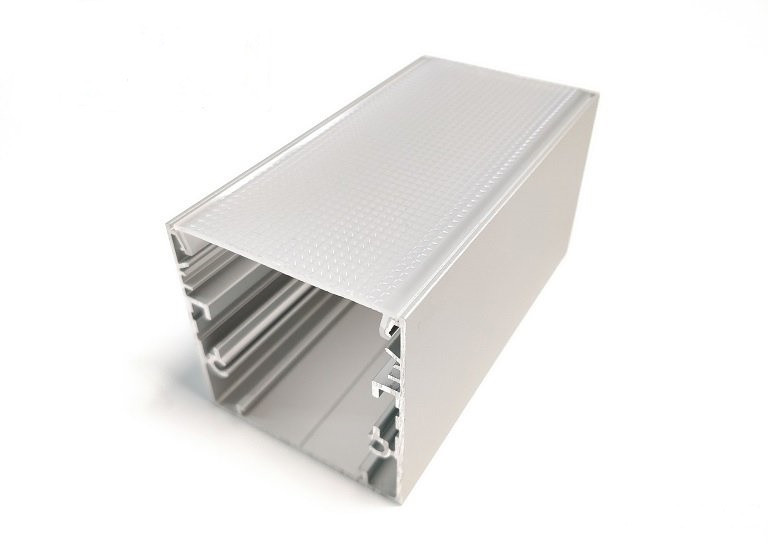 Профіль для світлодіодної стрічки під штукатурку 63(34)х16 мм з матовою кришкою (довжина 2 і 3 метри), фото 1