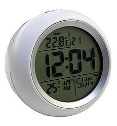 Годинник настільний електронний Rhythm LCT048NR03 з термометром