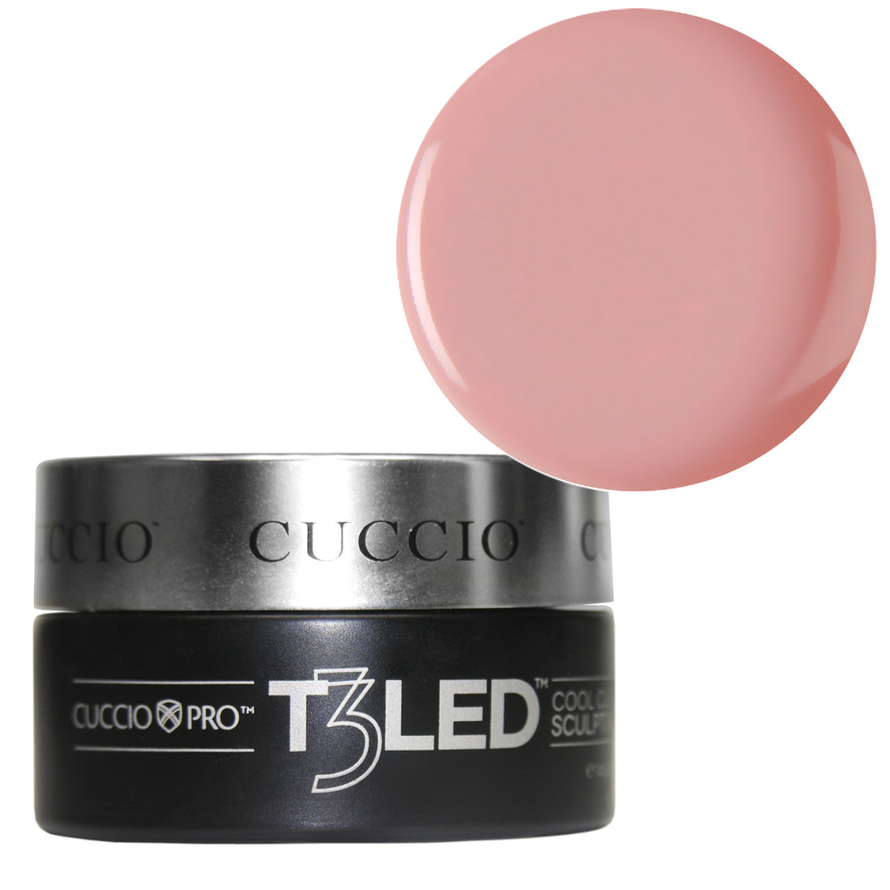 LED гель Cuccio Pro - камуфлює тілесно-рожевий