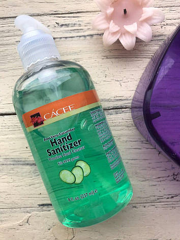 Гелевий антисептик для рук з Алое віра Cacee Aloe-Cucumber Hand Sanitizer, фото 2